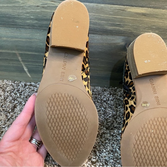 Gianni Bini Leopard Print‎ Ankle Boots - Picture 8 of 9